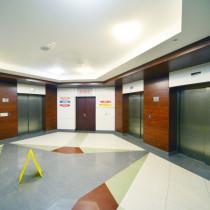 Вид главного лифтового холла Бизнес-центр «Линкор»